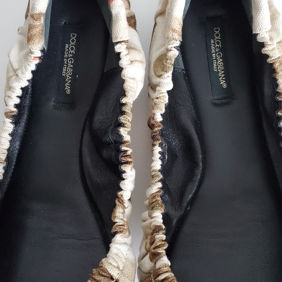 Dolce & Gabbana Ballerina Flat shoe size 37 1/2. - Picture 5 of 15